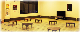 湯上がりの休憩ゾーン